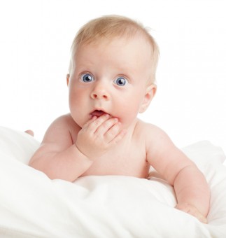 Surprised baby
