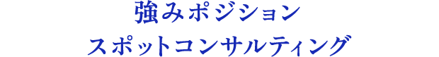 強みポジションスポットコンサルティング